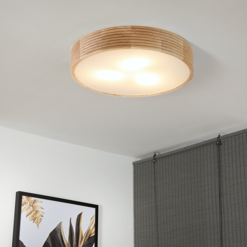 Brilagi - LED loftlampe CARVALHO MODERN 3xE27/60W/230V Ø 47,5 cm eg