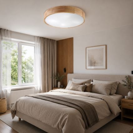Brilagi - LED loftlampe CARVALHO MODERN 4xE27/60W/230V eg Ø 57,5 cm