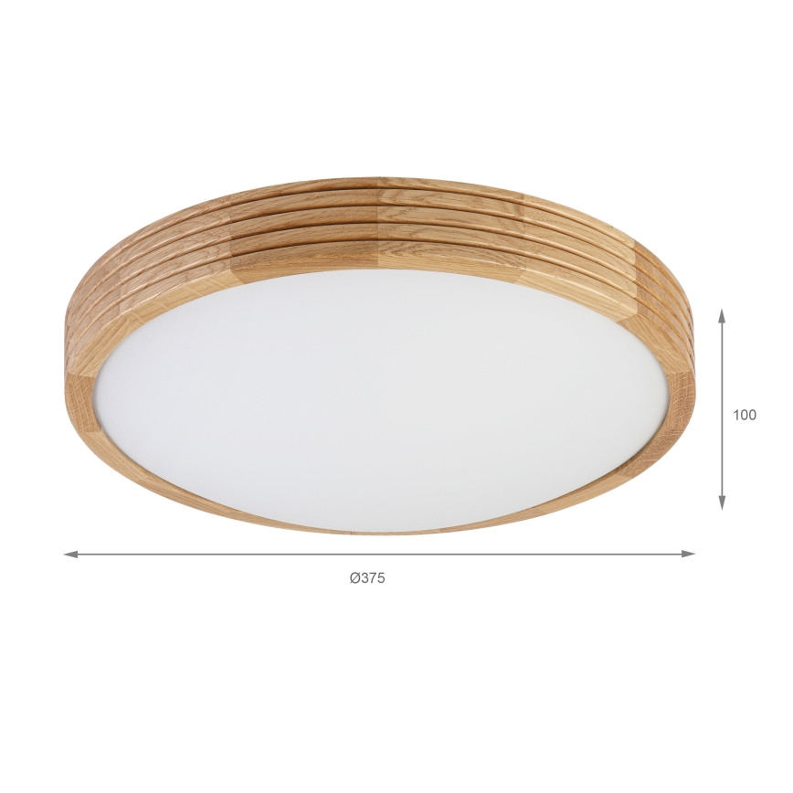 Brilagi - LED loftlampe CARVALHO MODERN SLIM 2xE27/60W/230V Ø 37,5 cm eg