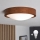 Brilagi - LED loftlampe CARVALHO SLIM 1xE27/15W/230V egetræ-kirsebær Ø 27 cm
