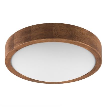 Brilagi - LED loftlampe CARVALHO SLIM 1xE27/15W/230V egetræ-kirsebær Ø 27 cm