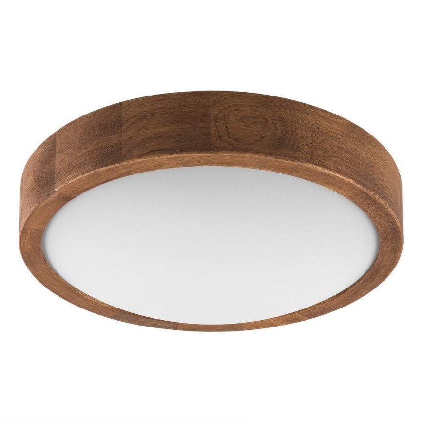 Brilagi - LED loftlampe CARVALHO SLIM 1xE27/15W/230V egetræ-kirsebær Ø 27 cm
