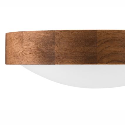 Brilagi - LED loftlampe CARVALHO SLIM 1xE27/15W/230V egetræ-kirsebær Ø 27 cm