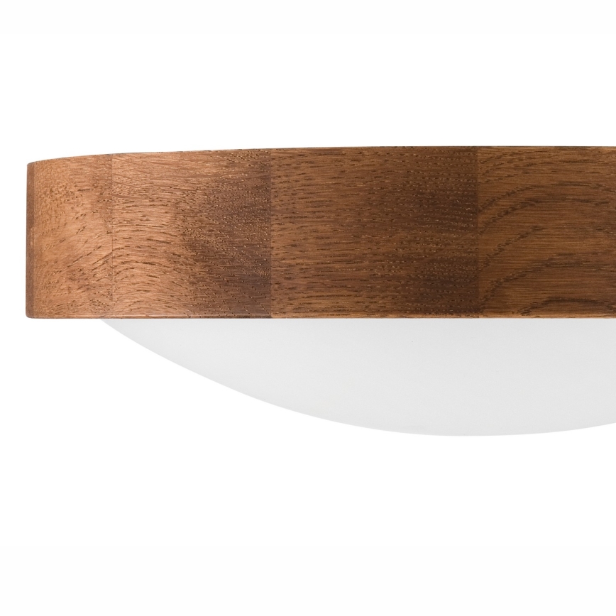 Brilagi - LED loftlampe CARVALHO SLIM 1xE27/15W/230V egetræ-kirsebær Ø 27 cm