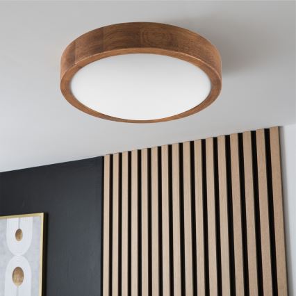 Brilagi - LED loftlampe CARVALHO SLIM 1xE27/60W/230V eg kirsebær diameter 27 cm