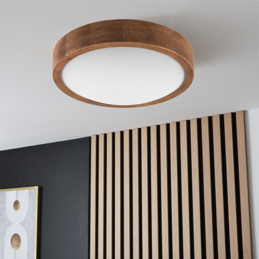 Brilagi - LED loftlampe CARVALHO SLIM 1xE27/60W/230V eg kirsebær diameter 27 cm