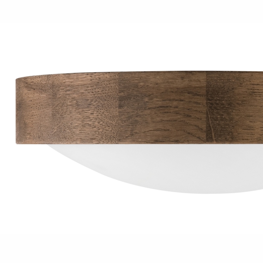 Brilagi - LED Loftlampe CARVALHO SLIM 1xE27/60W/230V eg valnød, pr. 27 cm