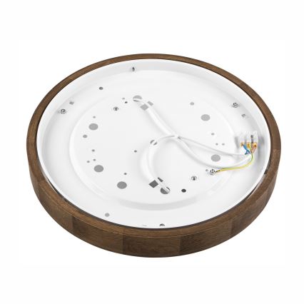BRILAGI - LED loftlampe CARVALHO SLIM 2xE27/15W/230V eg/valnød Ø 37 cm