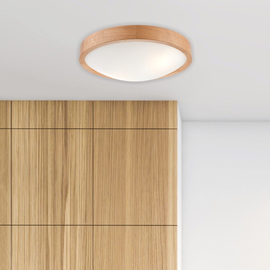 Brilagi - LED loftlampe CARVALHO SLIM 2xE27/15W/230V eg Ø 37 cm