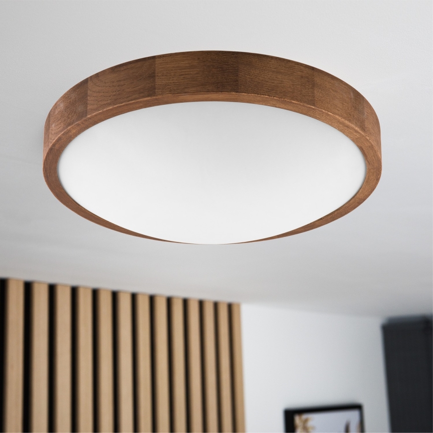 Brilagi - LED loftlampe CARVALHO SLIM 2xE27/60W/230V eg kirsebær diameter 37 cm