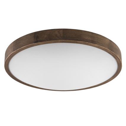 Brilagi - LED loftlampe CARVALHO SLIM 3xE27/15W/230V eg/valnød Ø 47 cm
