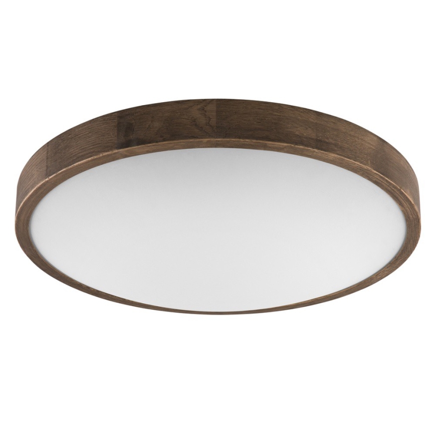 Brilagi - LED loftlampe CARVALHO SLIM 3xE27/15W/230V eg/valnød Ø 47 cm