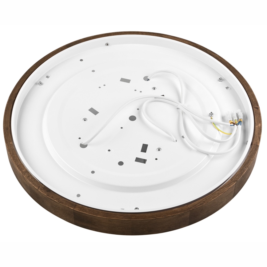 Brilagi - LED loftlampe CARVALHO SLIM 3xE27/15W/230V eg/valnød Ø 47 cm