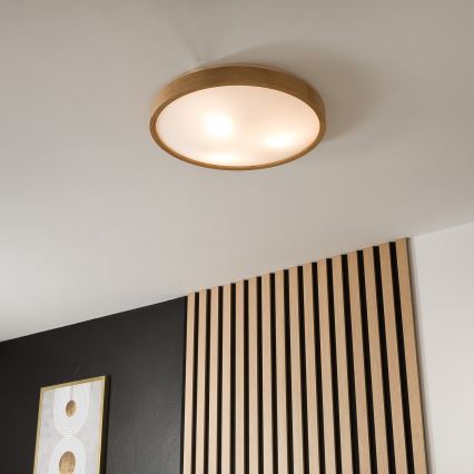 Brilagi - LED-loftlampe CARVALHO SLIM 3xE27/15W/230V eg Ø 47 cm