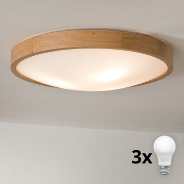 Brilagi - LED-loftlampe CARVALHO SLIM 3xE27/45W/230V eg Ø 47 cm