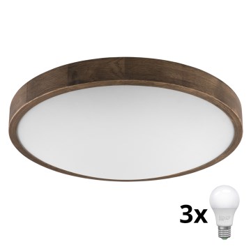 Brilagi - LED Loftlampe CARVALHO SLIM 3xE27/60W/230V eg diameter 47 cm