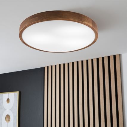 Brilagi - LED loftlampe CARVALHO SLIM 3xE27/60W/230V eg kirsebær diameter 47 cm