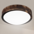 Brilagi - LED loftlampe CARVALHO SLIM SMOKEY LED/20W/230V eg Ø 27,5 cm