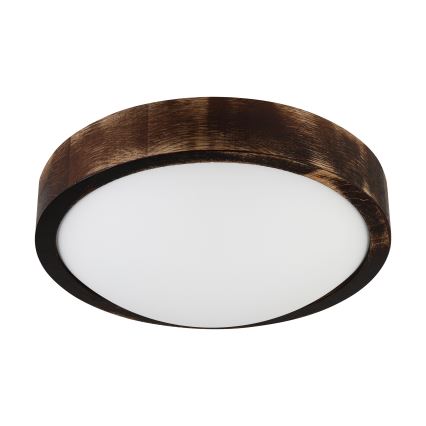 Brilagi - LED loftlampe CARVALHO SLIM SMOKEY LED/20W/230V eg Ø 27,5 cm