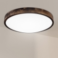 Brilagi - LED loftlampe CARVALHO SLIM SMOKEY LED/36W/230V eg Ø 47,5 cm