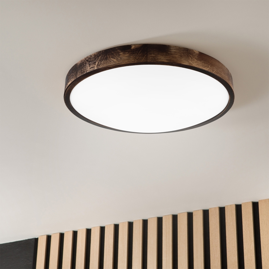 Brilagi - LED loftlampe CARVALHO SLIM SMOKEY LED/36W/230V eg Ø 47,5 cm