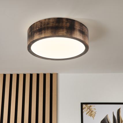 Brilagi - LED loftlampe CARVALHO SMOKEY LED/20W/230V eg Ø 27,5 cm