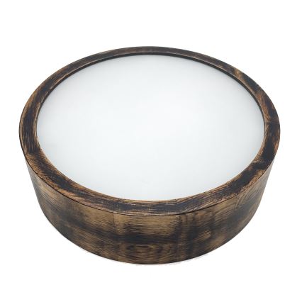 Brilagi - LED loftlampe CARVALHO SMOKEY LED/20W/230V eg Ø 27,5 cm