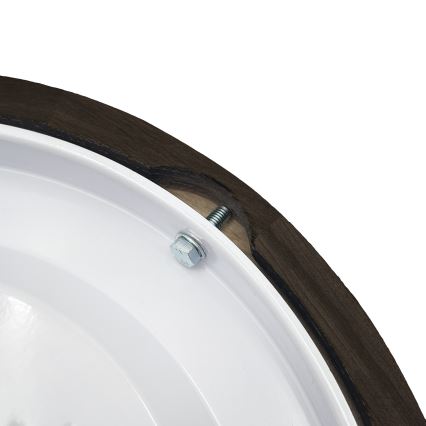 Brilagi - LED loftlampe CARVALHO SMOKEY LED/20W/230V eg Ø 27,5 cm