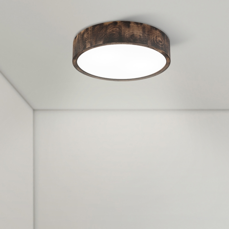 Brilagi - LED loftlampe CARVALHO SMOKEY LED/36W/230V eg Ø 37,5 cm