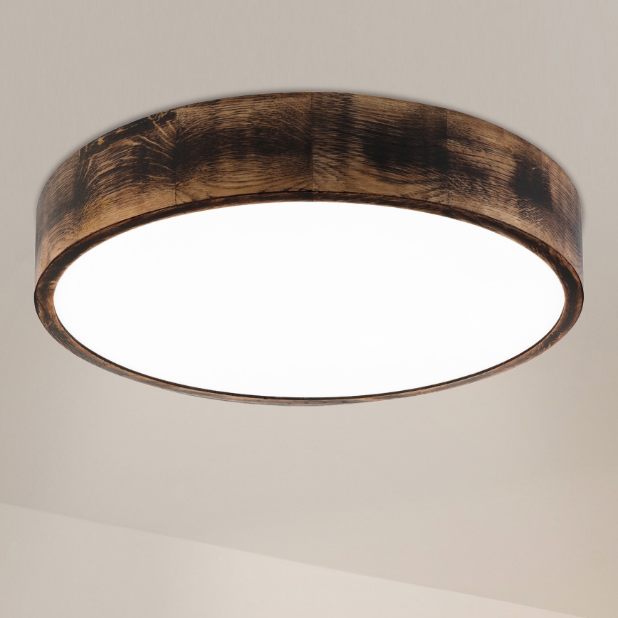 Brilagi - LED-loftlampe CARVALHO SMOKEY LED/36W/230V eg Ø 47,5 cm