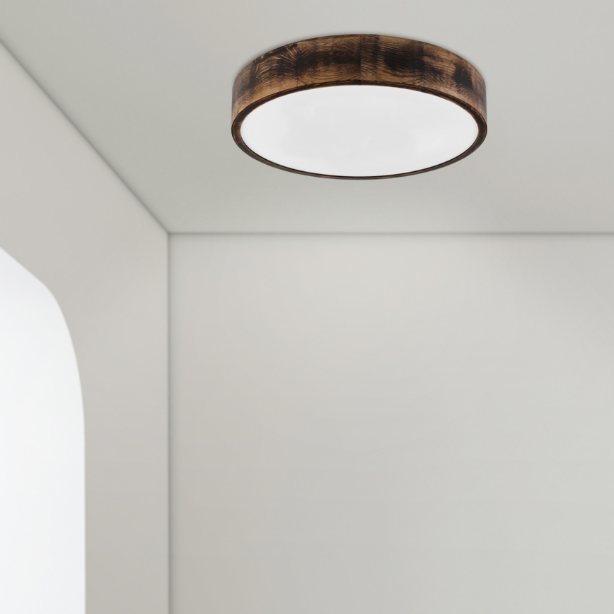 Brilagi - LED-loftlampe CARVALHO SMOKEY LED/36W/230V eg Ø 47,5 cm