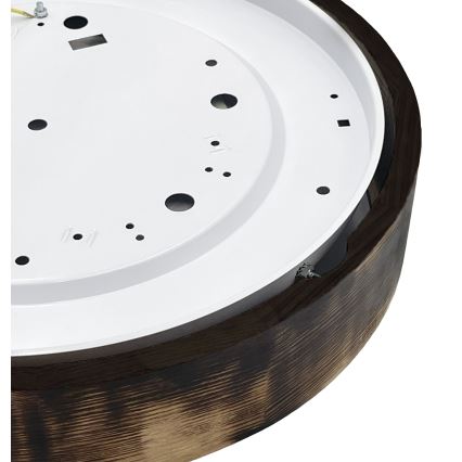 Brilagi - LED-loftlampe CARVALHO SMOKEY LED/36W/230V eg Ø 47,5 cm