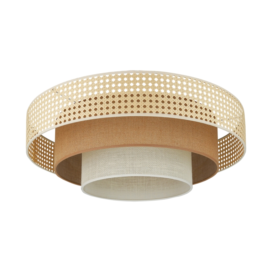 Brilagi - LED loftlampe CEDAR LUNETA LED/26W/230V beige/brun/cremefarvet