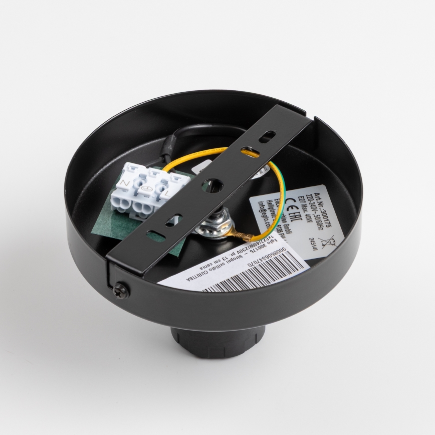 Brilagi - LED loftlampe CERIA 1xE27/40W/230V Ø 45 cm sort