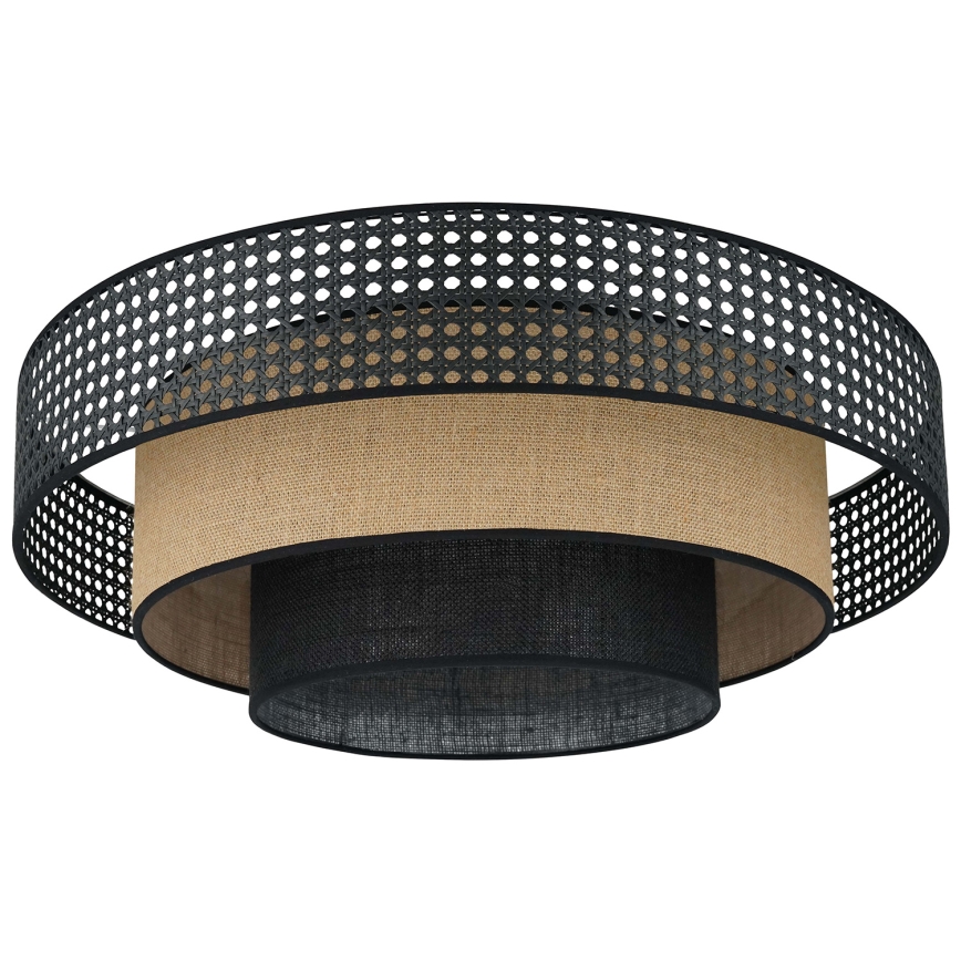 Brilagi - LED loftlampe DAKOTA LUNETA LED/12W/230V diameter 60 cm 3000K/4000K/6400K sort/beige