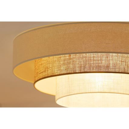 Brilagi - LED loftlampe DENVER LUNETA LED/12W/230V diameter 60 cm 3000K/4000K/6400K beige/cremefarvet