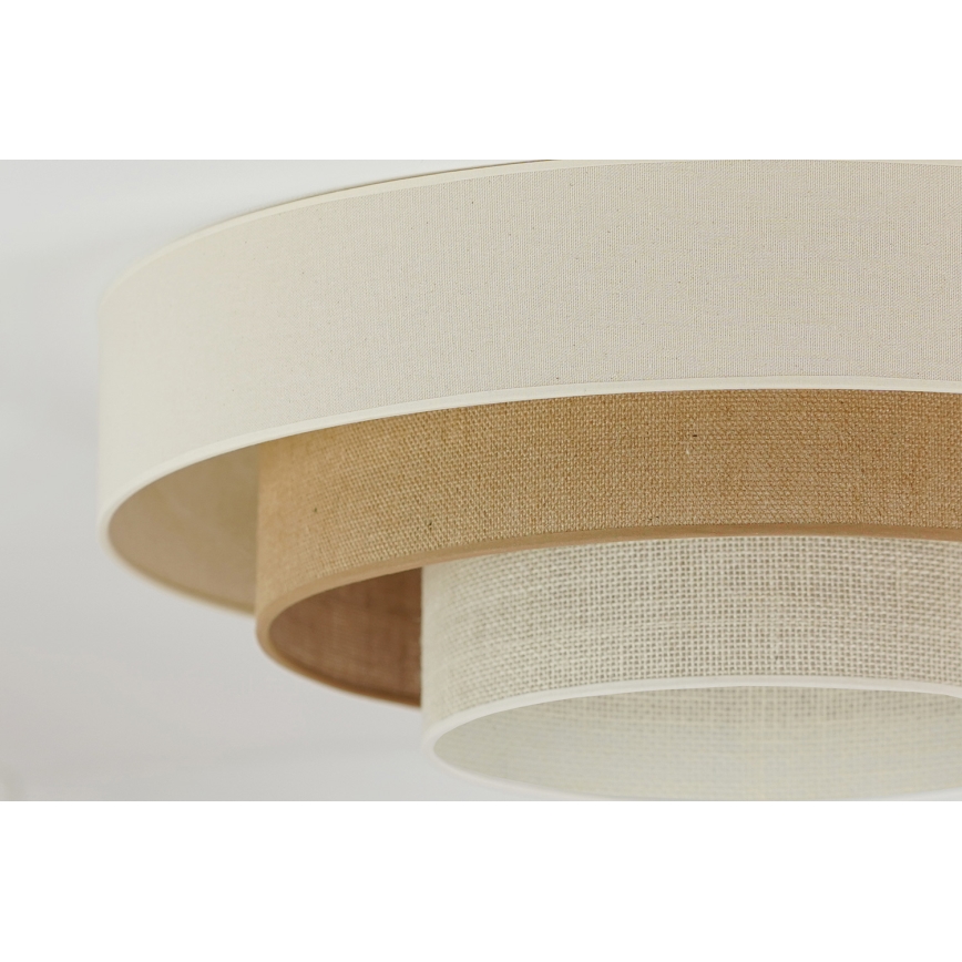 Brilagi - LED loftlampe DENVER LUNETA LED/12W/230V diameter 60 cm 3000K/4000K/6400K beige/cremefarvet
