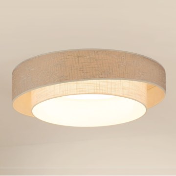 Brilagi - LED loftlampe DOVER SHINE LED/26W/230V diameter 60 cm grå/cremefarvet