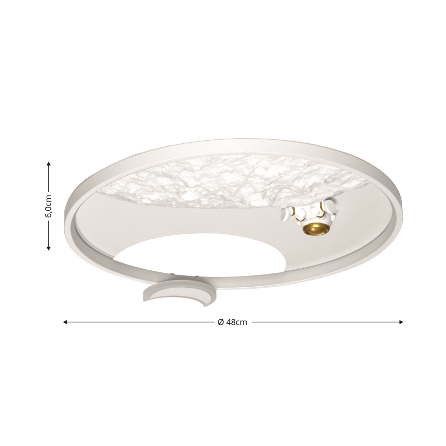 Brilagi - LED loftlampe dæmpbar ASTRO LED/20W/230V 3000/4000/6000K + fjernbetjening