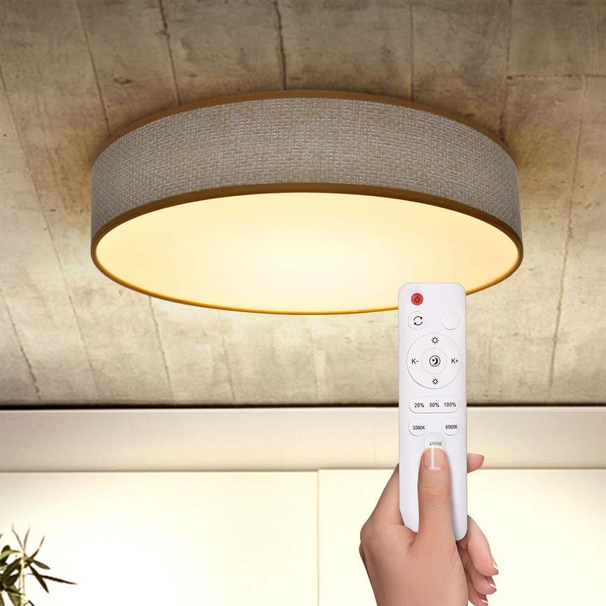 Brilagi - LED loftlampe dæmpbar CARMEN LED/48W/230V 3000-6500K diameter 40 cm + fjernbetjening