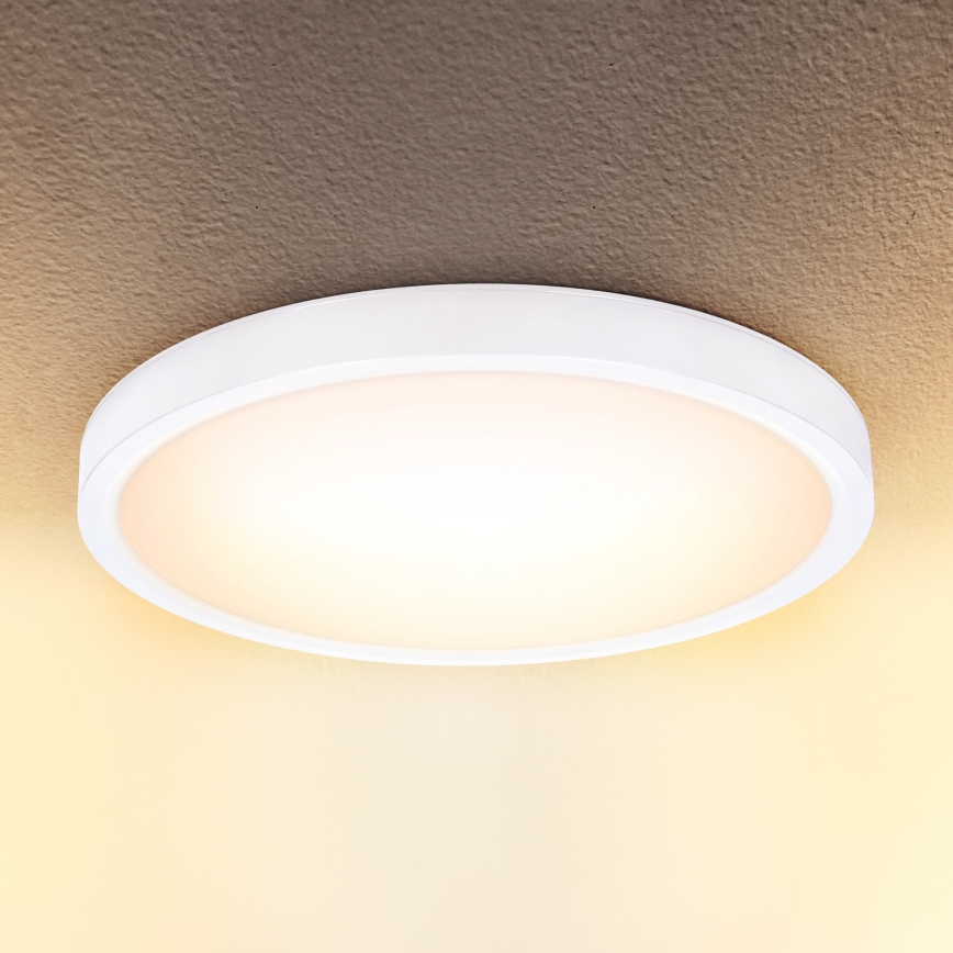 Brilagi - LED loftlampe dæmpbar ESTELA LED/36W/230V 3000-6500K ø 30 cm hvid + fjernbetjening