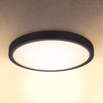 Brilagi - LED loftlampe dæmpbar ESTELA LED/36W/230V 3000-6500K ø 30 cm sort + fjernbetjening