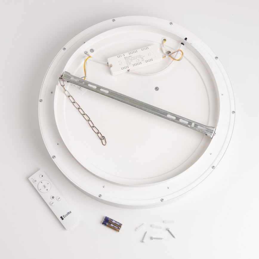 Brilagi - LED loftlampe dæmpbar FALCON LED/40W/230V 3000-6500K diam. 45 cm hvid + fjernbetjening