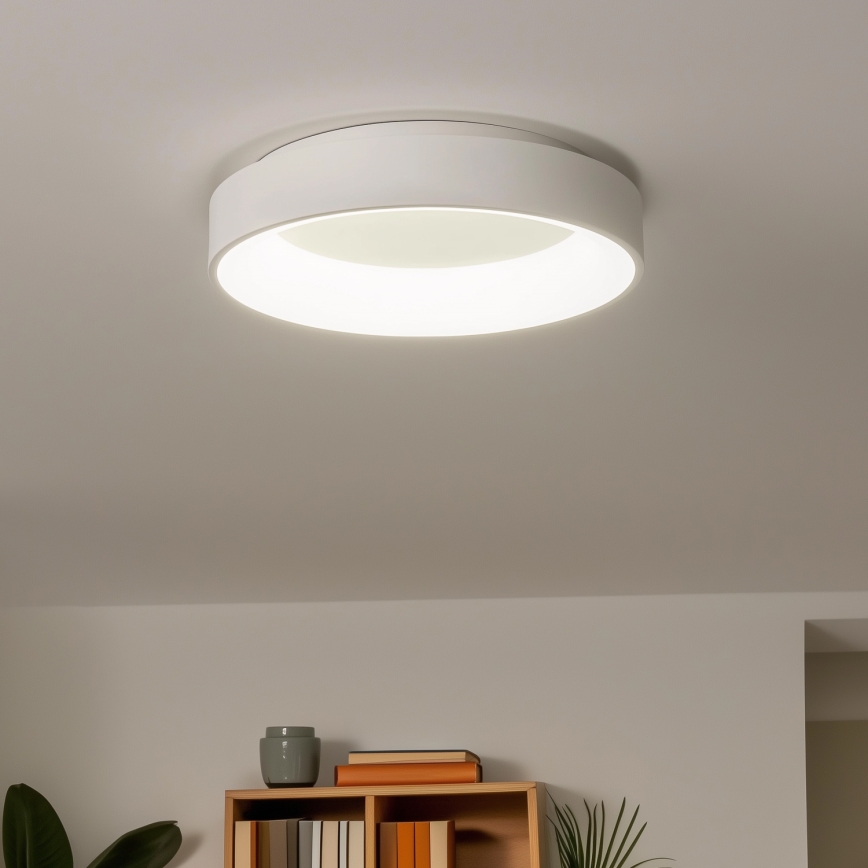 Brilagi - LED loftlampe dæmpbar FALCON LED/80W/230V 3000-6500K diam. 60 cm hvid + fjernbetjening