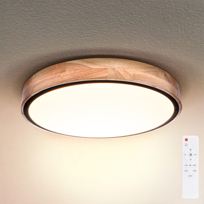 Brilagi - LED loftlampe dæmpbar GLORIA LED/48W/230V 3000-6500K eg diameter 40 cm + fjernbetjening
