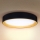 Brilagi - LED loftlampe dæmpbar LARIOS LED/48W/230V 3000-6500K ø 39 cm sort + fjernbetjening