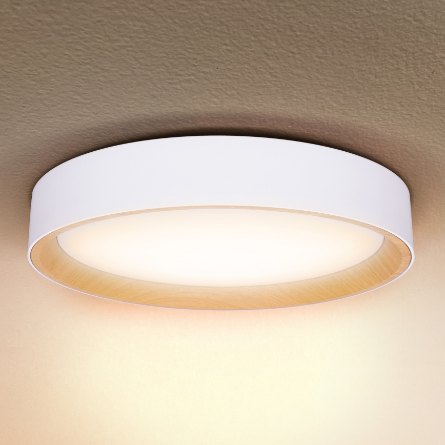 Brilagi - LED loftlampe dæmpbar LARIOS LED/60W/230V 3000-6500K ø 49 cm hvid + fjernbetjening