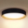 Brilagi - LED loftlampe dæmpbar LARIOS LED/60W/230V 3000-6500K ø 49 cm sort + fjernbetjening