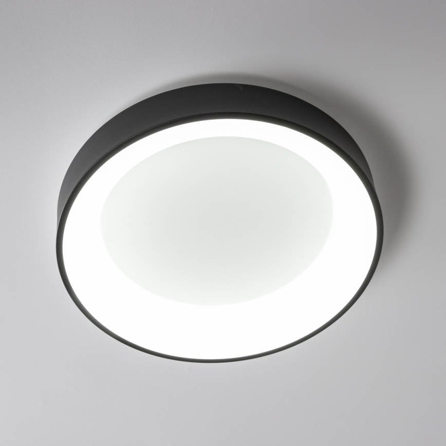 Brilagi - LED loftlampe dæmpbar FALCON LED/40W/230V 3000-6500K sort + fjernbetjening