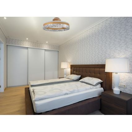 Brilagi - LED loftlampe dæmpbar LED/86W/230V 3000-6500K guldfarvet + fjernbetjening